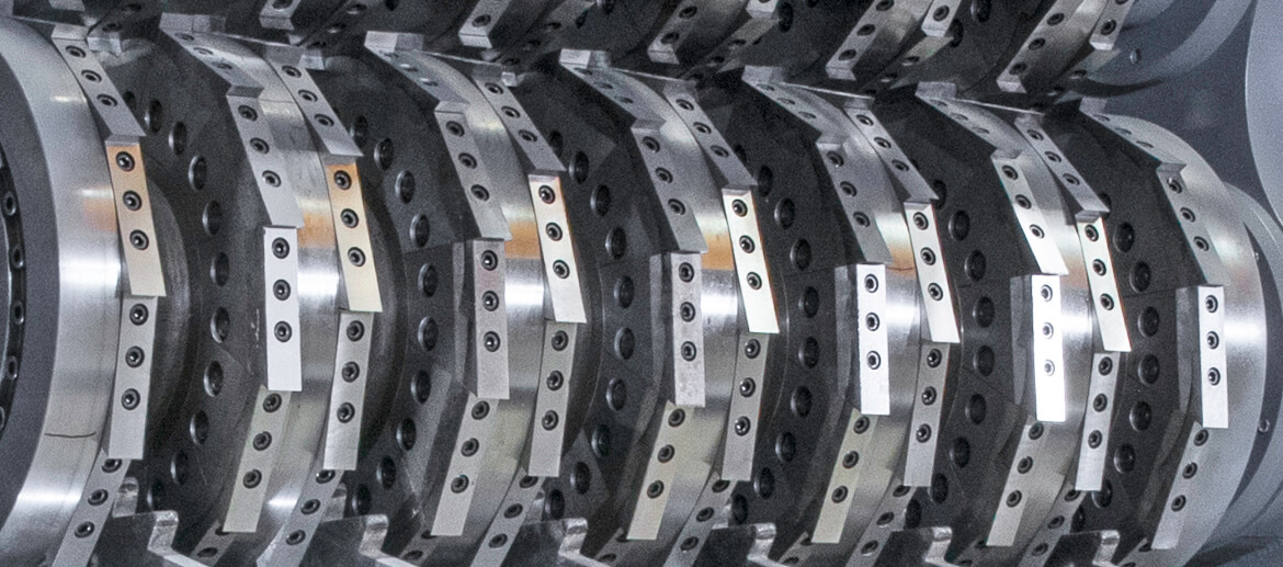 Replacement bases for a Barclay Roto-Shred tire shredder.